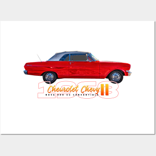 1963 Chevrolet Chevy II Nova 400 SS Convertible Posters and Art